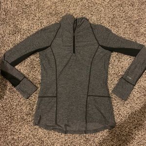 Long sleeve workout shirt.